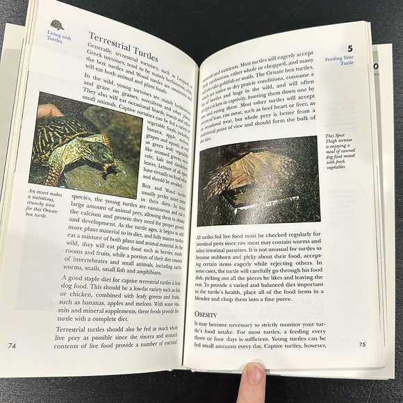 The Turtle: An Owner's Guide to a Happy Healthy Pet by Lenny Flank Jr. Hardcover - Picture 3 of 5